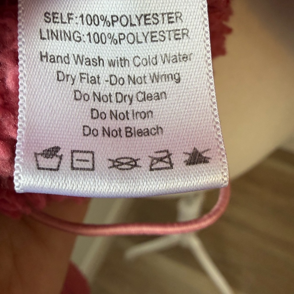 Before You Size S Cozy Pink Fleece Pullover - Picture 7 of 12